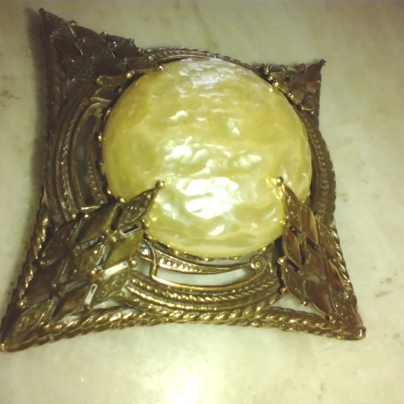 Brooch Signed by Robert Graham Vtg Retro Era, circa mid-20th century - Picture 5 of 16